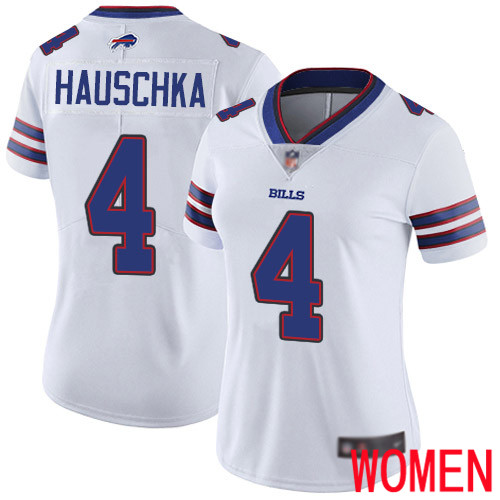 Women Buffalo Bills #4 Stephen Hauschka White Vapor Untouchable Limited Player NFL Jersey->youth nfl jersey->Youth Jersey